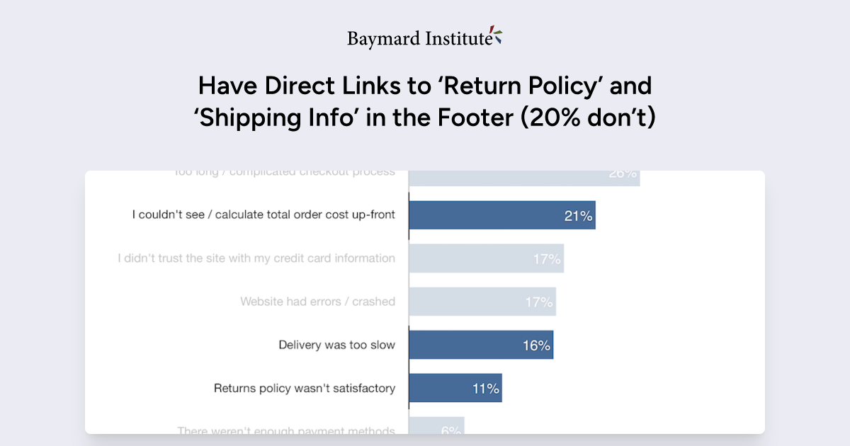 Use “Delivery Date” Not “Shipping Speed” (41% Don't) — From UX